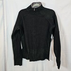 Mountain Hardwear Wool Blend Zip Front Cardigan Sweater Women's Large